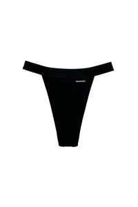 Ace High Cut Bikini Bottom // Cozy Black