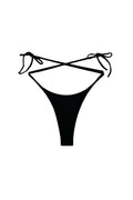 Kaimana Tie Side Bikini Bottom // Cozy Black