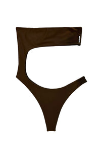 Martini Asymmetrical One Piece // Cacao