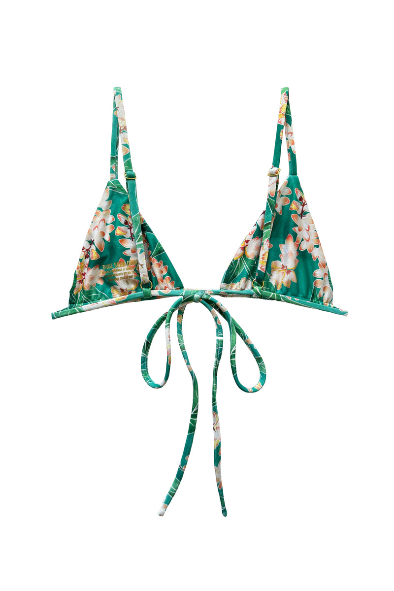 Mega Classic Triangle Bikini Top // Shell Ginger