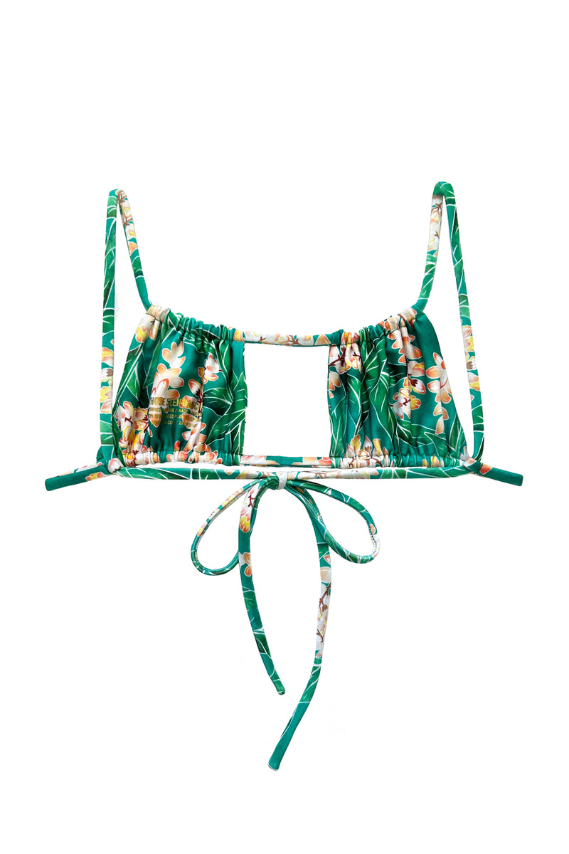 Milli Ruched Bikini Top // Shell Ginger