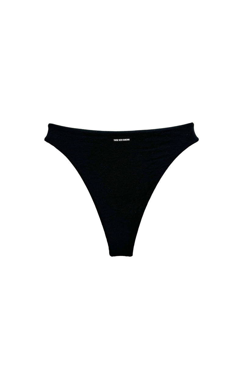 Paiko High Waist Bikini Bottom // Cozy Black