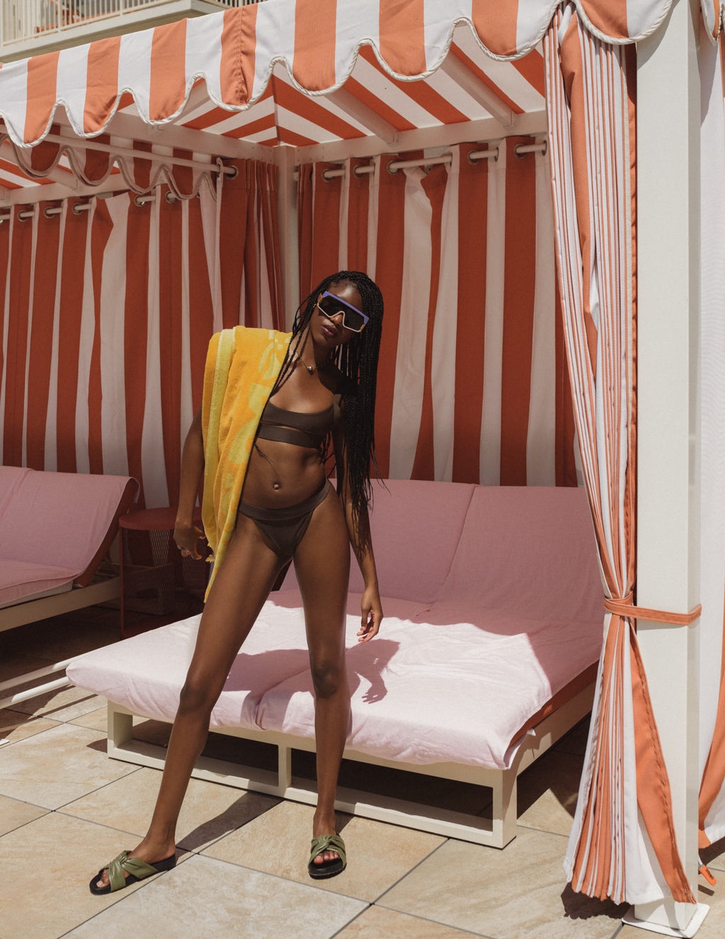 Ace High Cut Bikini Bottom // Cacao