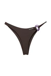 Eclipse Asymmetrical Bikini Bottom // Cacao