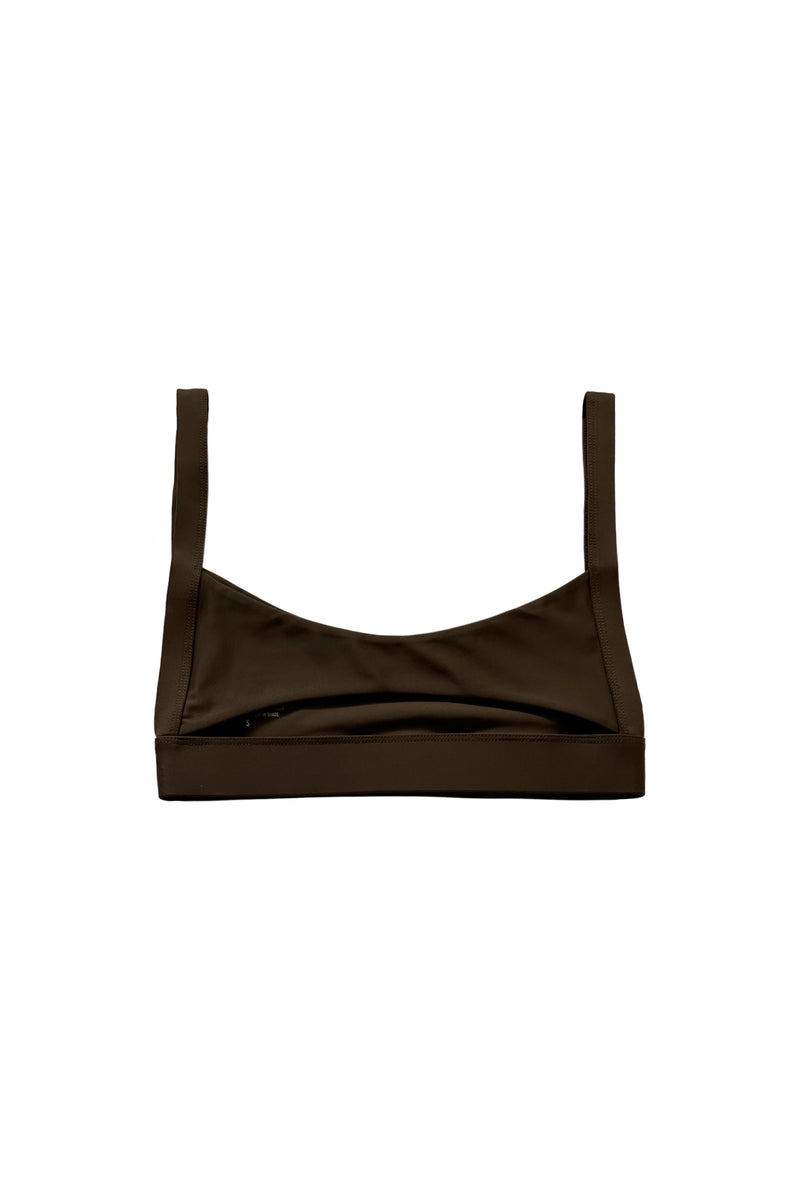 Fury Two Way Bikini Top // Cacao