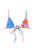 Mega Ring Triangle Bikini Top // Pacific-Spritz Combo