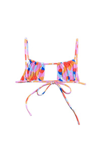 Milli Ruched Bikini Top // Spritz