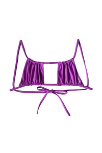 Milli Ruched Bikini Top // Cosmos